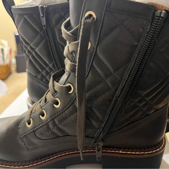 Mae Quilted Lug Sole Bootie - Picture 4 of 6